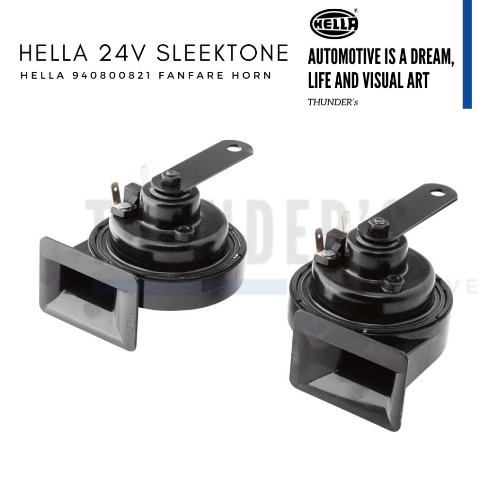 Hella แตรหอยโข่ง 24V Sleektone