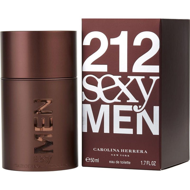 Carolina Herrera 212 Sexy Men Eau de Toilette EDT 50ml น้ำหอม Oriental Fougere
