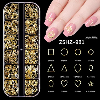 รวมแบบสีทองพร้อมตลับ 12 ช่อง