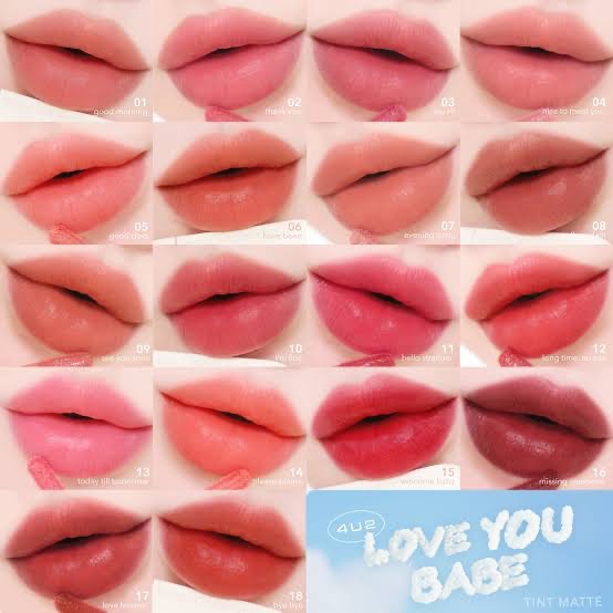 ลิปทินท์แมตต์ 4U2 LOVE YOU BABE TINT MATTE