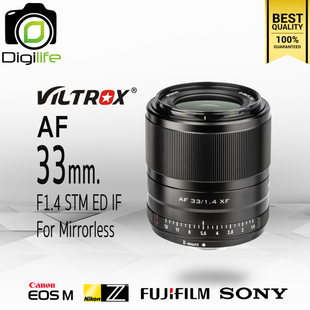 Viltrox Lens AF 33 mm. F1.4 STM ED IF Auto Focus - รับประกัน 3 เดือน