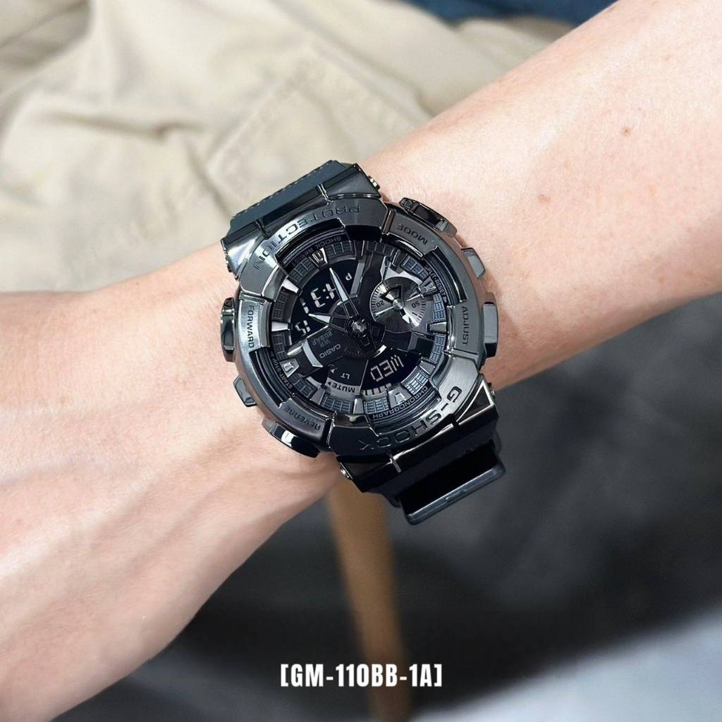 Casio G-Shock นาฬิกาข้อมือผู้ชาย สายเรซิ่น รุ่น  GM-110,GM-110BB,GM-110BB-1A,GM-2100,GM-2100BB,GM-2100BB-1,GM-2100BB-1A