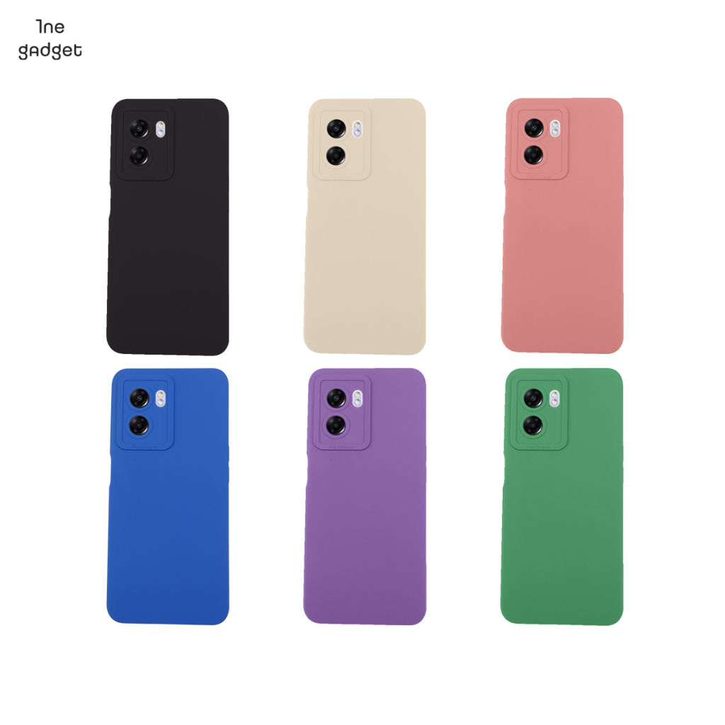 เคส สำหรับ OPPO A57 5G A77 5G 2022 เคสซิลิโคนนิ่ม กันกล้อง สีพาสเทล TPU หนา