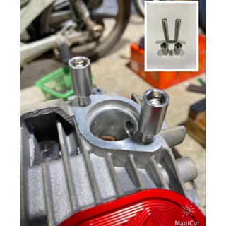 น็อตคอท่อสำหรับหลบ คอท่อใหญ่หัวหกเหลี่ยม ขายเป็นชุดตามรูป เน…