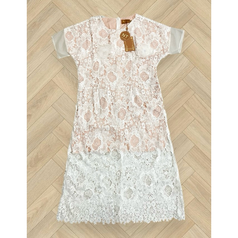 NT Princess ชุดเดรสลูกไม้น่ารัก มือหนึ่งป้ายห้อย [ไซส์ 4xl] พร้อมส่ง