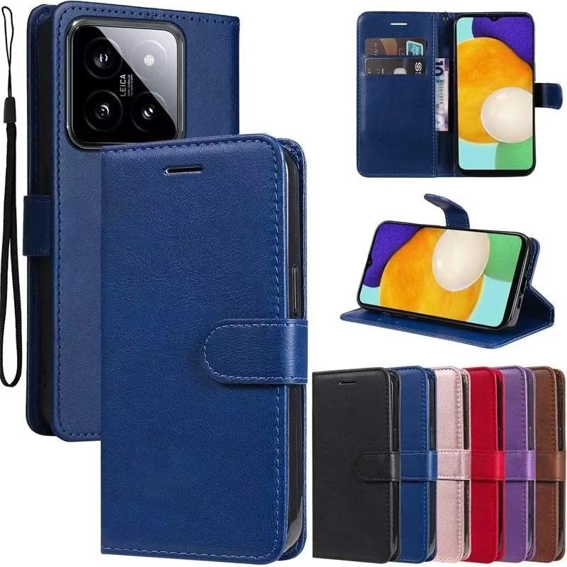 เคสฝาพับหนัง มีล็อค สำหรับ Xiaomi Mi14T Mi14Tpro Mi15 Pro Mi15Ultra Mi13T Mi13Tpro Mi13 Pro Mi11T Mi10T Proเคสมีแม่เหล็ก