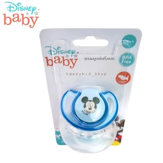 Happykid_shop Disney baby จุกหลอกซิลิโคนใส Babi care เบบี้แคร์ ลายดิสนีย์ มิกกี้ มินนี่ พร้อมฝาปิด MK891 MK892