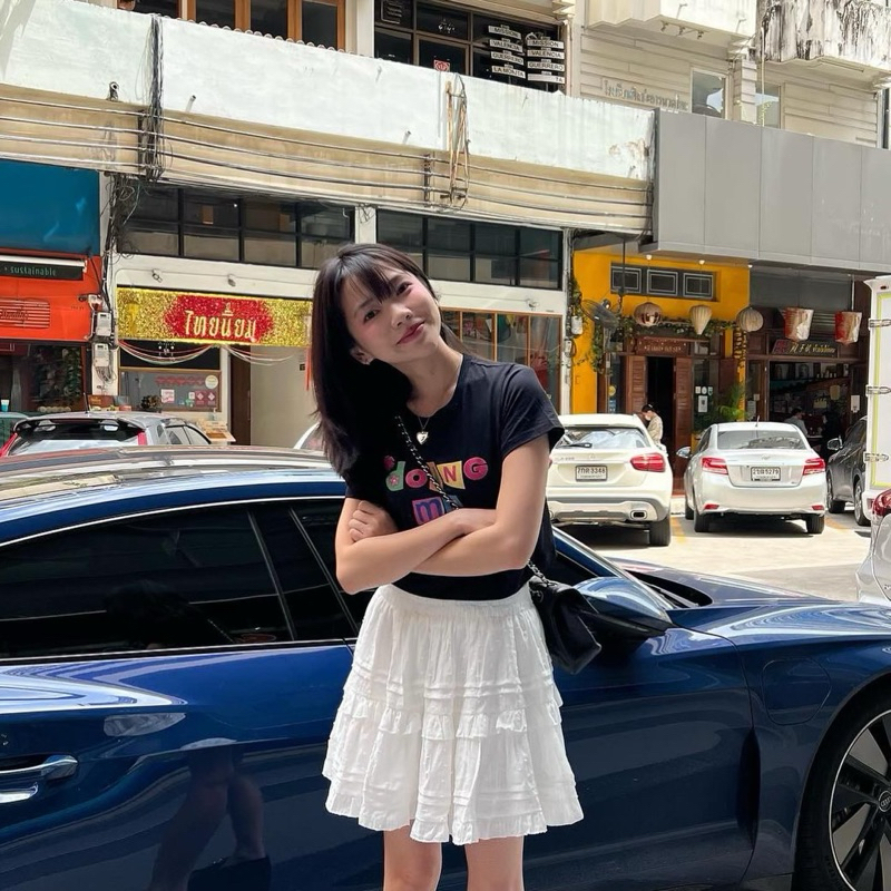 เสื้อยืดลาย 🌸doing my best/sherbet.teeshop