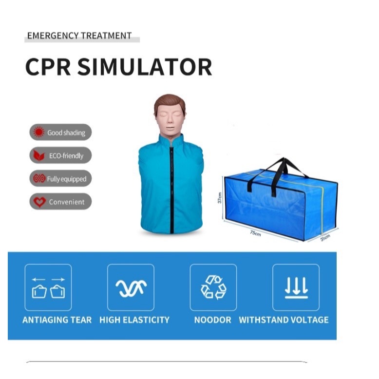 หุ่น cpr ใช้ฝึกสอนทำ cpr  Cpr manikin หุ่นcpr ผู้ใหญ่ครี่งตัว หุ่น cpr Half-body Medical CPR ออกใบกำ