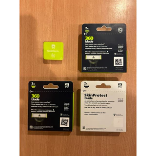 Philips Norelco OneBlade, 360 Blade and SkinProtect Blades, Pack of 1 or 2 or 3 Blades, Genuine, New In Box (New)