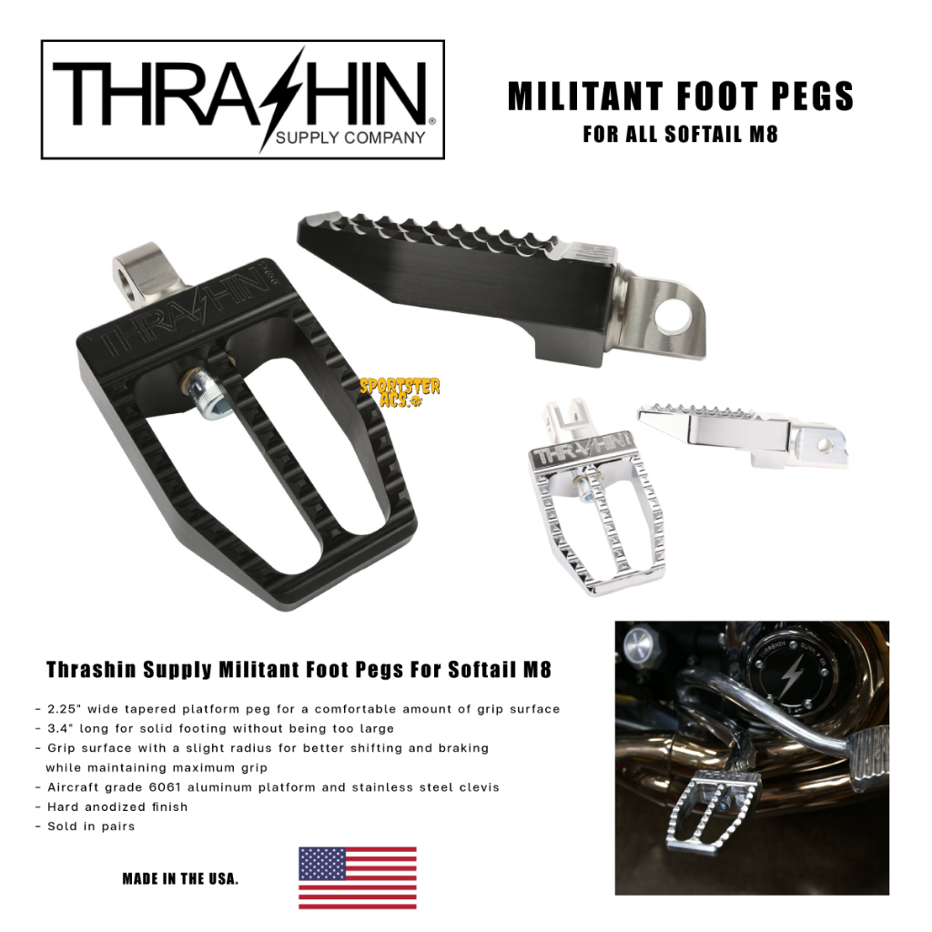 Thrashin Supply Militant Foot Pegs