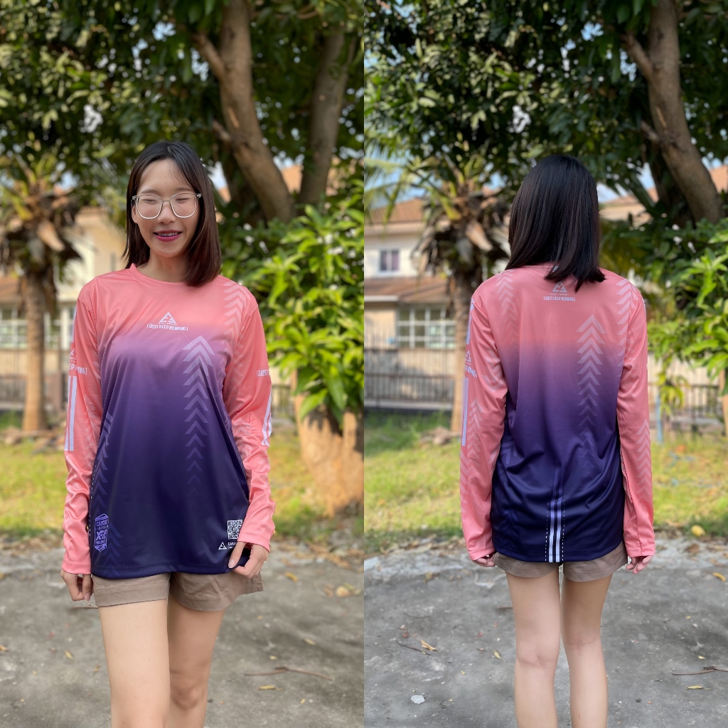 เสื้อกีฬาแขนยาวES  เหมาะกับการวิ่ง ออกกำลังกาย