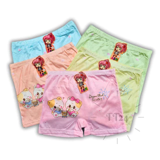 ABN Kids แพค 10 ตัว กางเกงในเด็กผู้หญิง สีพาสเทล สุ่มลาย 1 แพค/ลาย น่ารัก ใส่สบาย แบรนด์ไทย
