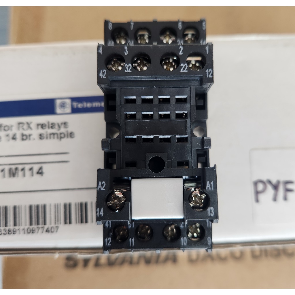 SOCKET MY4 14ขา รุ่น RXZ E1M114 "SCHNEIDER" แทนรุ่น PYFZ14A-E