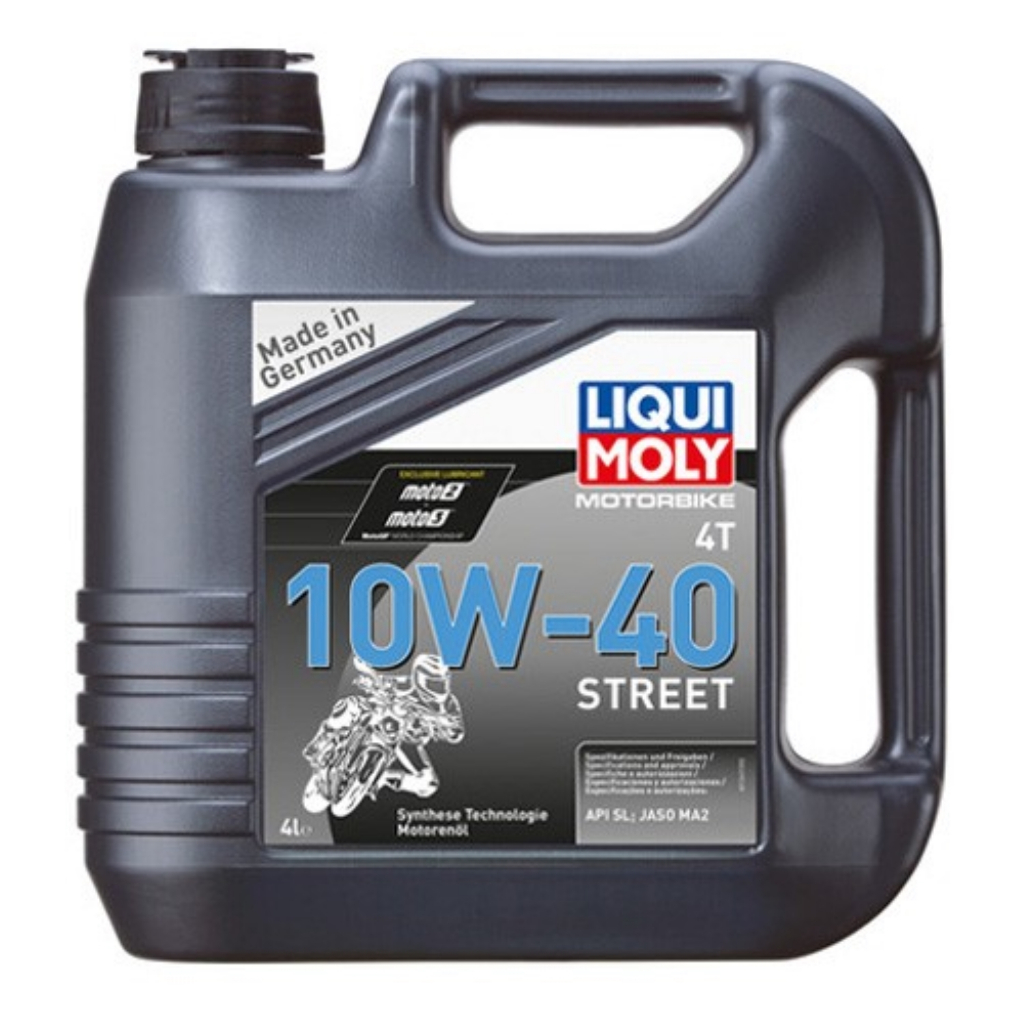 น้ำมันเครื่อง LIQUI MOLY 4T STREET 10W-40 / 15W-50 ขนาด 4 ลิตร