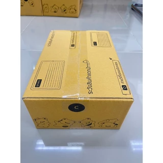 กล่องพัสดุเบอร์ C พิมพ์ลายน้องหมี ทำจากกระดาษ KA ขนาด 20x30x11ซม