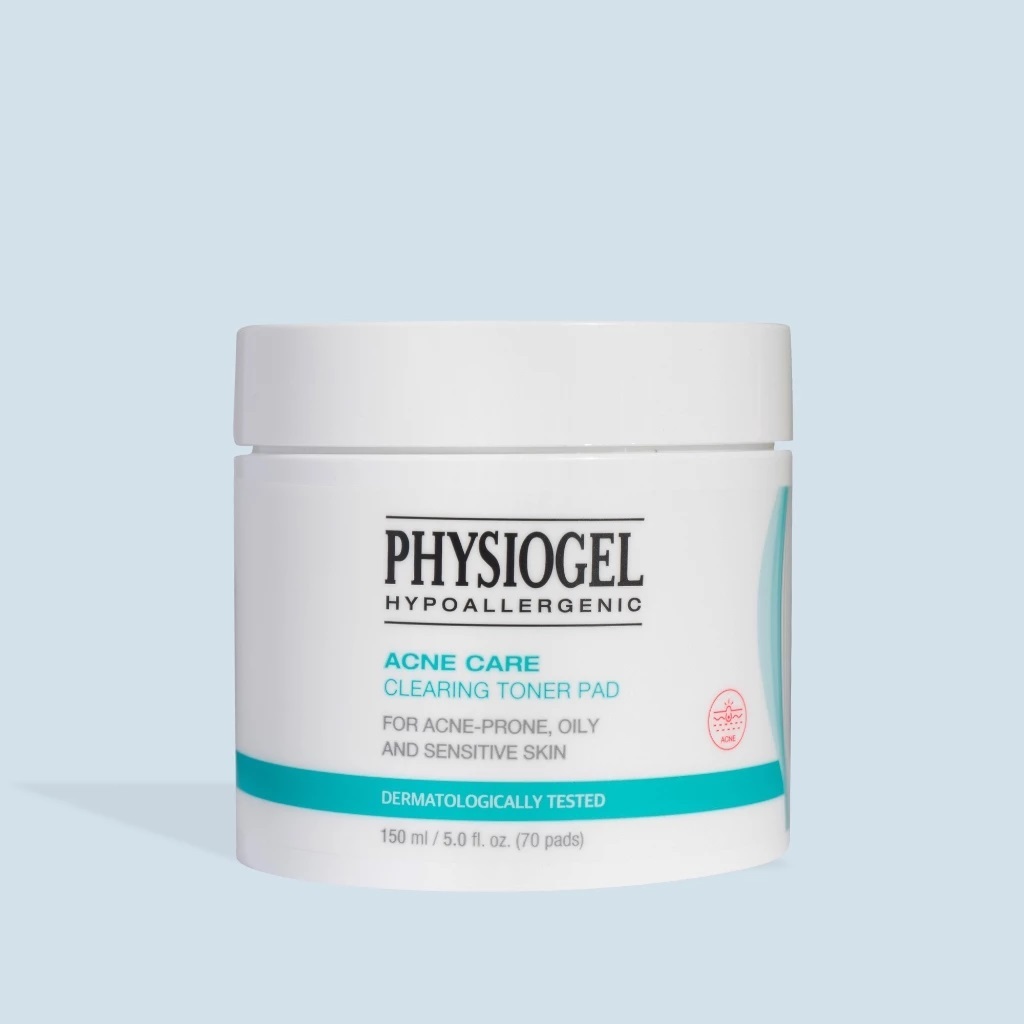 Physiogel ฟิสิโอเจล แอคเน่ แคร์ เคลียร์ริ่ง โทนเนอร์ แพด