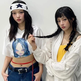 ผ้าคาดผม การออกกำลังกาย ลายดาวห้าแฉก โยคะ ดูดซับเหงื่อ แถบคาดศีรษะ สาว ย้อน ยุค