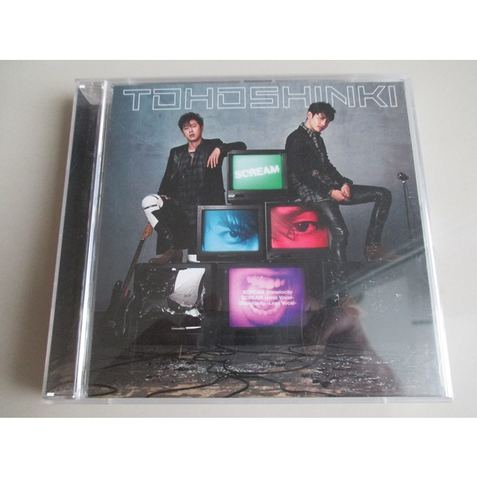 Tohoshinki - Tohoshinki Scream (CD+DVD) แผ่นมือสอง/สภาพสวย