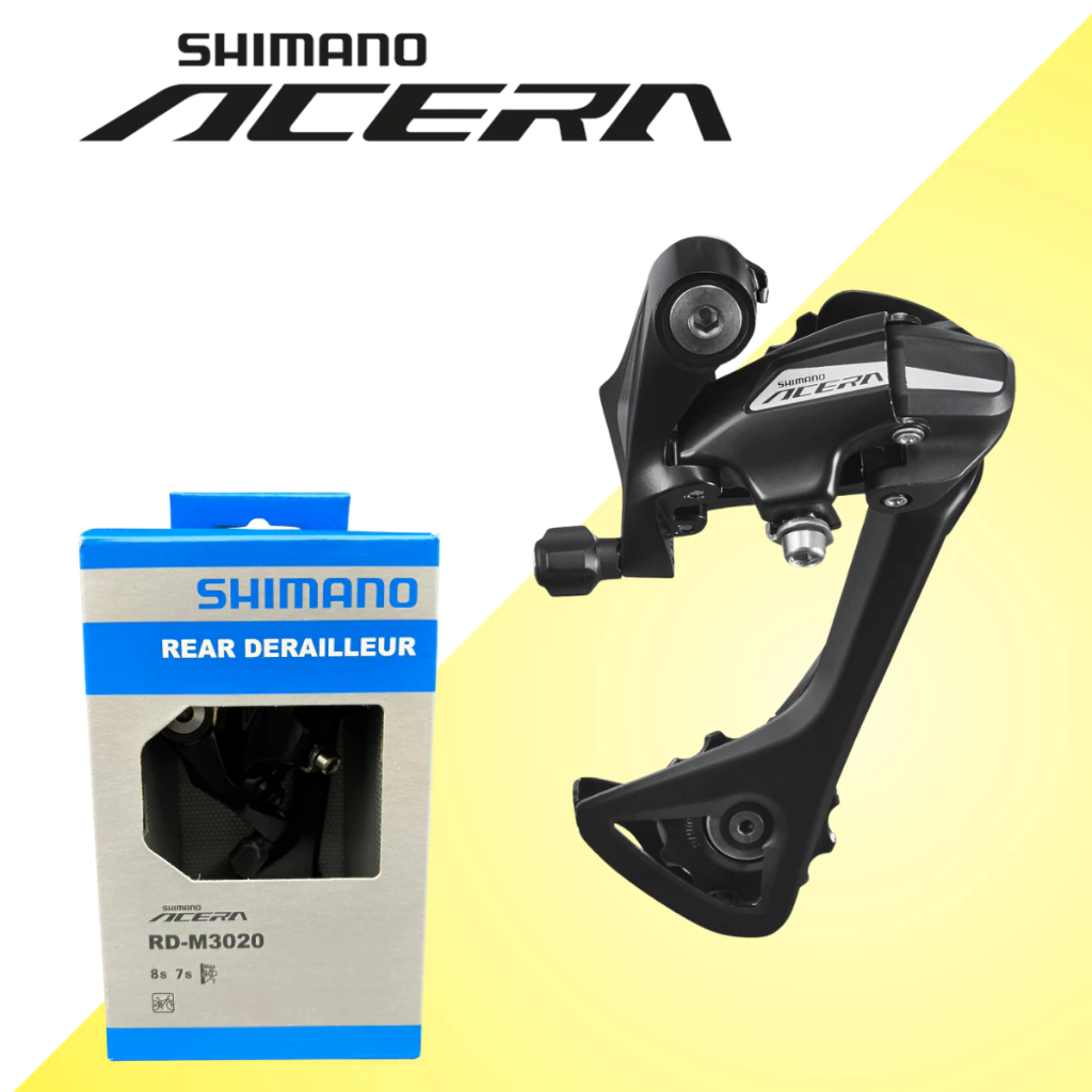 SHIMANO ตีนผี ACERA รุ่น RD-M3020SGS 8Speed รองรับเฟืองใหญ่สุดถึง 40 ฟัน