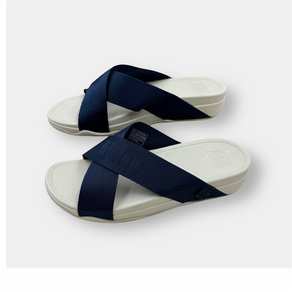รองเท้าแตะ FItflop แบบสวมสำหรับผู้ชาย ผลิตจากผ้างานสวยคุณภาพดีมีSiz 40----44