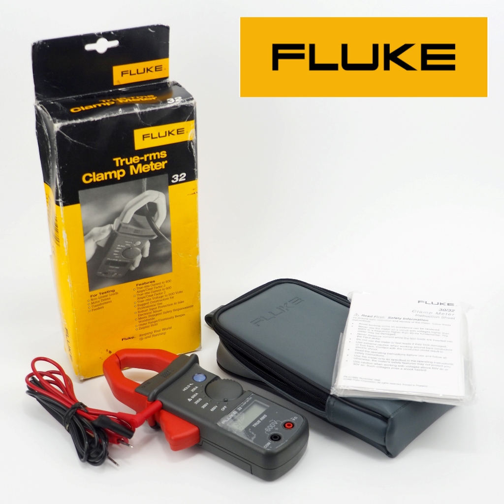 แคลมป์มิเตอร์ Fluke 32 True-rms Clamp Meter มือสอง สภาพใหม่