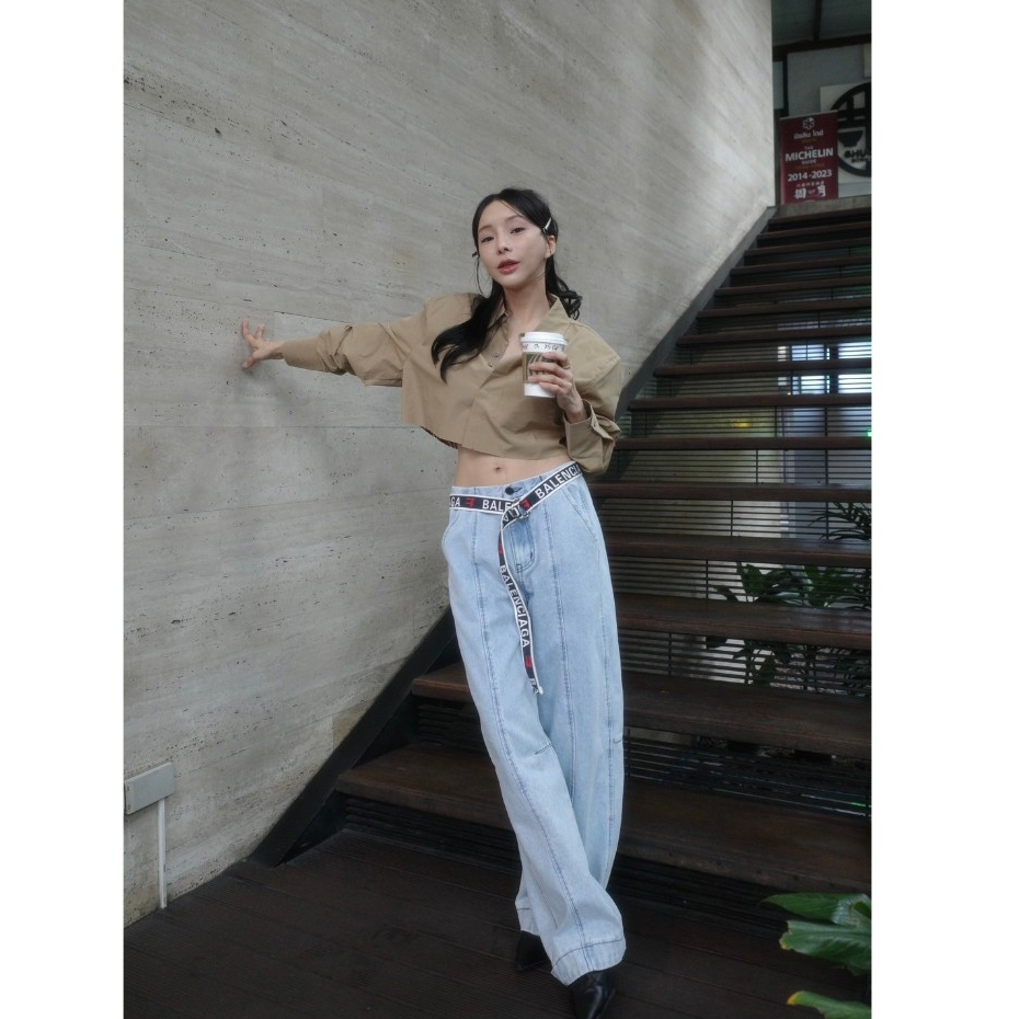 VN2590 >> VENUS AUTUMN CROP SHIRT // VN80077 >> CALL ME YOUR JEANS BB BELT