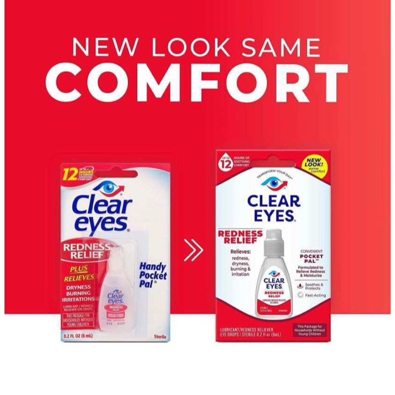 Clear Eyes Redness Relief 6 ml.
