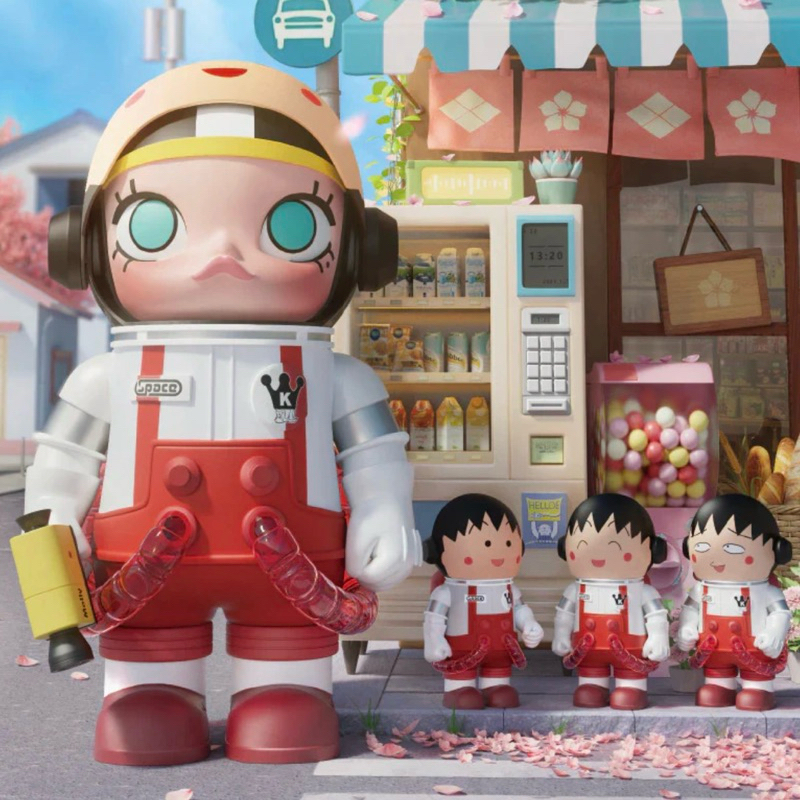 แท้💯 POP MART Mega Space Molly 400% Chibi-Maruko Chan (สุ่ม / เลือก ABC)