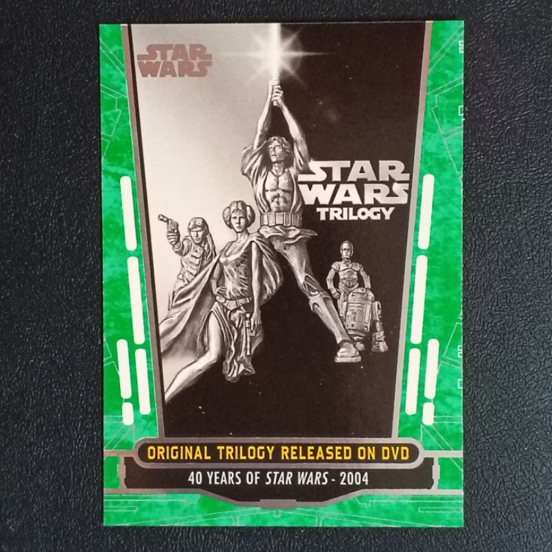 การ์ดสตาร์ วอร์ ฉลองครบรอบ 40 ปี  (GREEN STAR WARS : 40th ANNIVERSARY CARD)