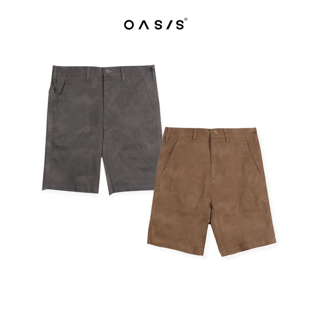 OASIS กางเกงขาสั้นผู้ชาย กางเกงขาสั้น เนื้อนุ่ม ทรงพอดีตัว รุ่น MCPS-4511