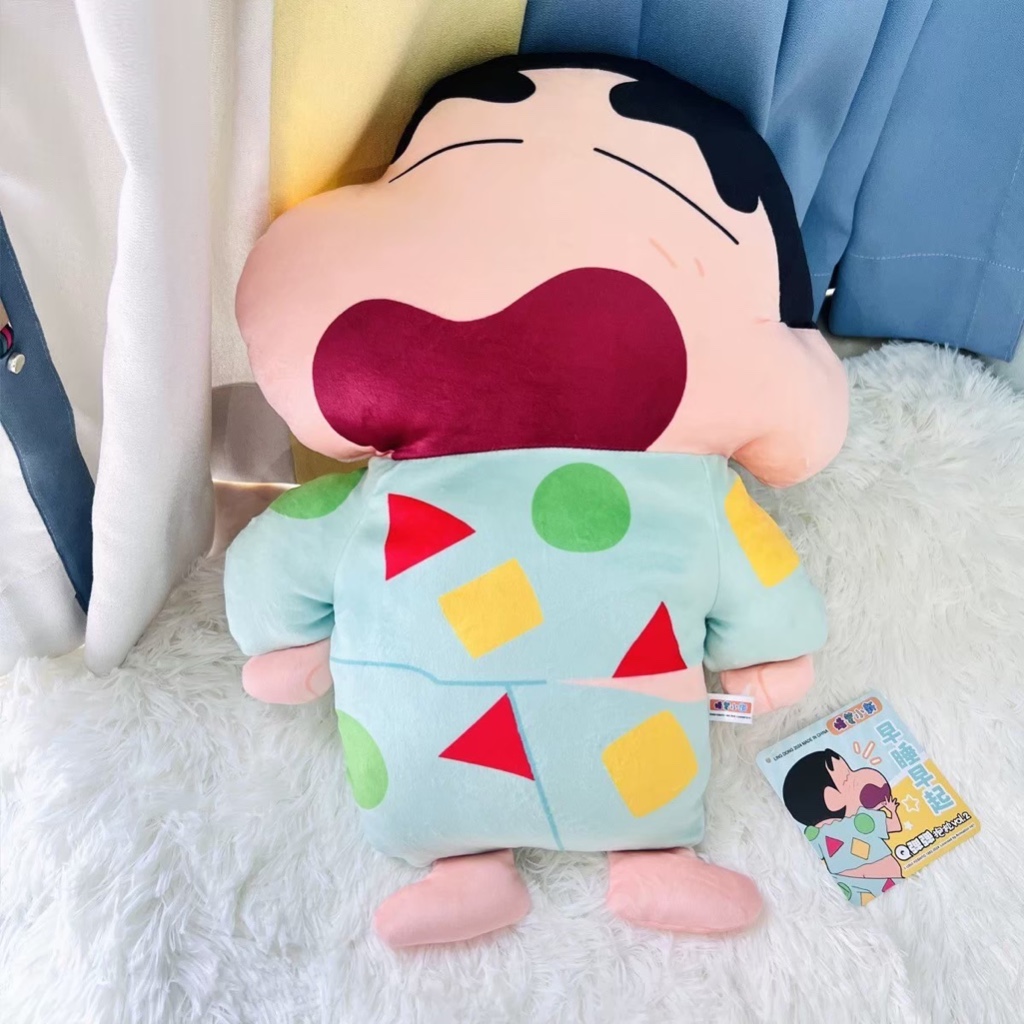 ส่งจากไทย ตุ๊กตา ชินจัง หมอนอิงโซฟา น่ารัก ของขวัญ ตกแต่งบ้าน ของแต่งบ้าน SHIN CHAN ชุดนอน 56017