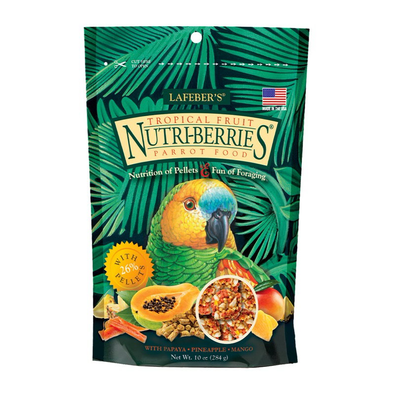 Lateber Parrot  Tropical Fruit  Nutri-Berries 10 oz