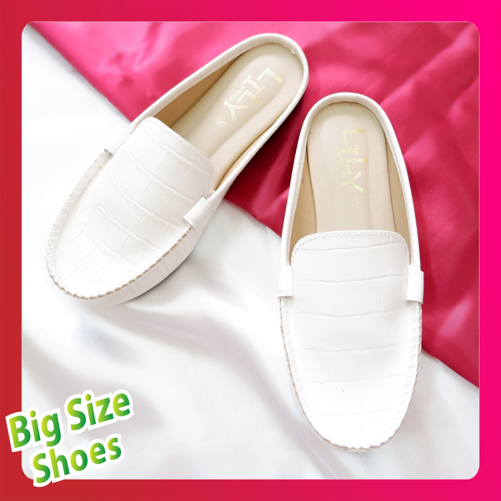 ไซส์ 36 – 45 รองเท้าคัทชู เปิดส้น สวยๆแบบ Sunny Flat เปิดส้น Big Size Shoes ราคา ถูกที่สุด ดีลบีเคเค แกลเลอรีภาพที่ 6