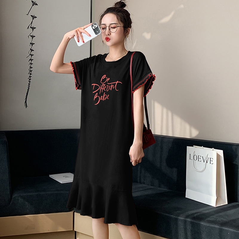 GFShop ชุดเดรสแต่งแขนสไตล์ตุ๊กตา น่ารักมาก ใส่ไปเที่ยว ถ่ายรูปเก๋มากจริงๆ