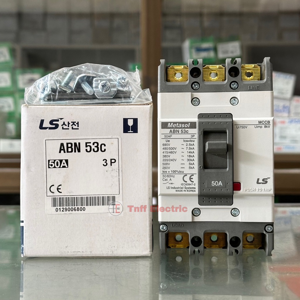 LS ABN 53C 3P (40A, 50A) เซอร์กิต เบรกเกอร์ 3 สาย (Metasol)