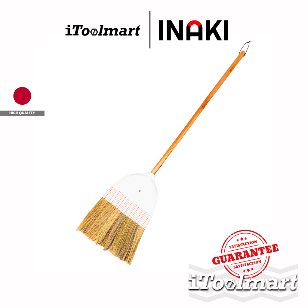 INAKI ไม้กวาดญี่ปุ่น หุ้มผ้า Zashiki Brooms 0201 ทรงตรง / 0202 เอียงลายดอกไม้ / 0203 เอียงลายจุด