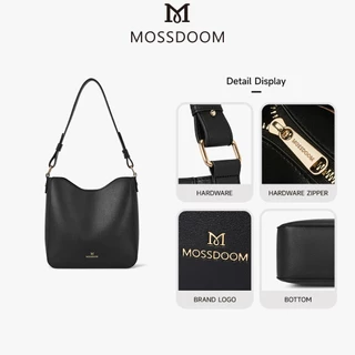 MOSSDOOM Rhiny Bag กระเป๋าสะพายไหล่ผู้หญิง แฟชั่นสุภาพสตรี มีสี่สีให้เลือก วัยทำงานนักศึกษาหิ้วได้
