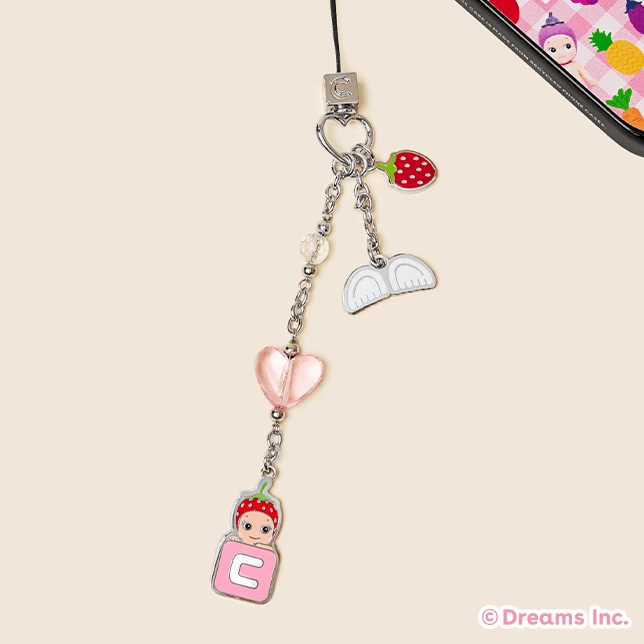 CASETiFY Sweet Strawberry Party Angel Mobile Phone Hanging Chain Female Strap Diagonal Cross Hanging Rope