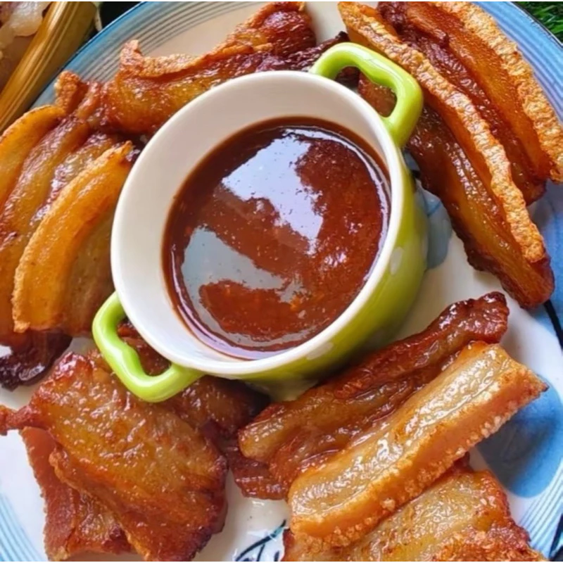 หมูสามชั้นแดดเดียวขนาด200กรัม นุ่มไม่เหนียว อร่อย