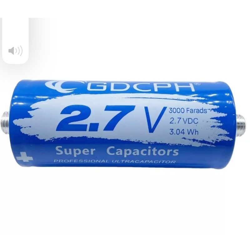 GDCPH Supercapacitor คาปา 3000F 2.7 V สินค้าอยู่ในเมืองไทย พร้อมส่ง