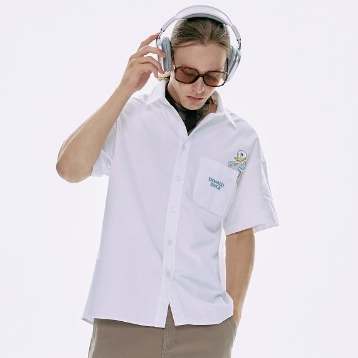 GIORDANO เสื้อเชิ้ตผู้ชาย Men's Relax Oxford Shirts 01044221