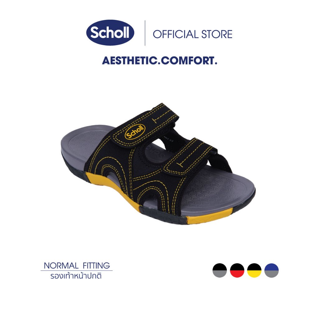 Scholl รองเท้าสกอลล์-โกลบ 2 Globe II แตะสวม Unisex รองเท้าสุขภาพ General Comfort เบา ทนทาน