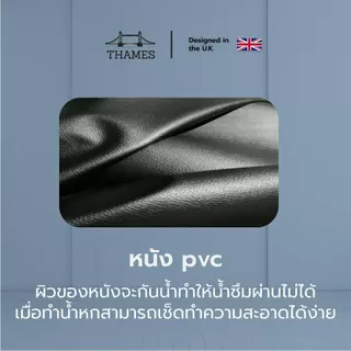 Thames ที่นอนพับปิคนิค รุ่น ASTER หนา 4 นิ้ว หุ้มหนัง PVC กันน้ำ กันฝุ่น พับเก็บง่ายเคลื่อนย้ายสะดวก