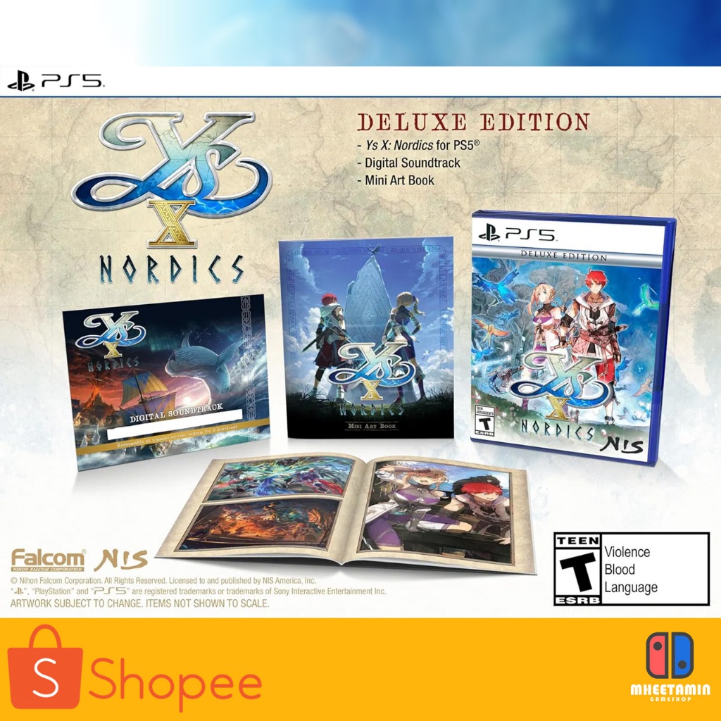 Ys X: Nordics - Deluxe Edition [PS5] [US] [มือ1]