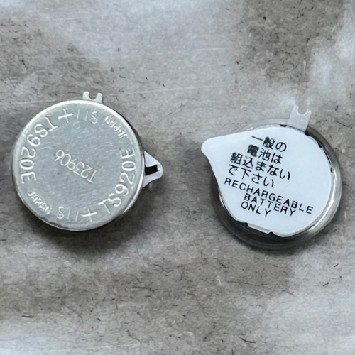ถ่านชาร์จ Kinetic Capacitor Seiko 3023 34T สำหรับใส่นาฬิกา รหัส MT920 (แพ็คละ 1 เม็ด)