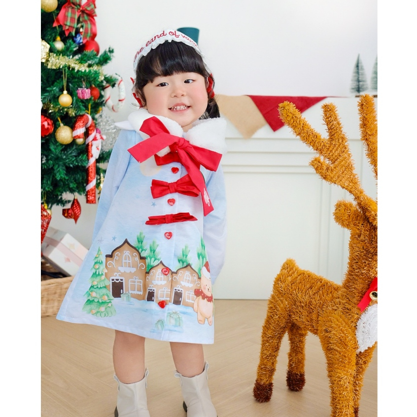 Thelandofvava VNXZ2017 เดรสเด็กผู้หญิง WINTER WONDER LAND ลิขสิทธิ์แท้จาก vava