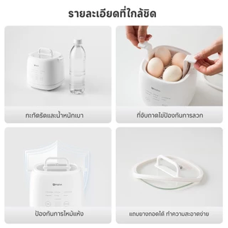 ✨2ชั่วโมงส่งด่วน✨ Simplus เครื่องต้มไข่มัลติฟังก์ชัน ต้มไข่ 4 ฟอง 7 โหมด ตั้งเวลาล่วงหน้า 24 ชม. หน้าจอสัมผัส DZEG006