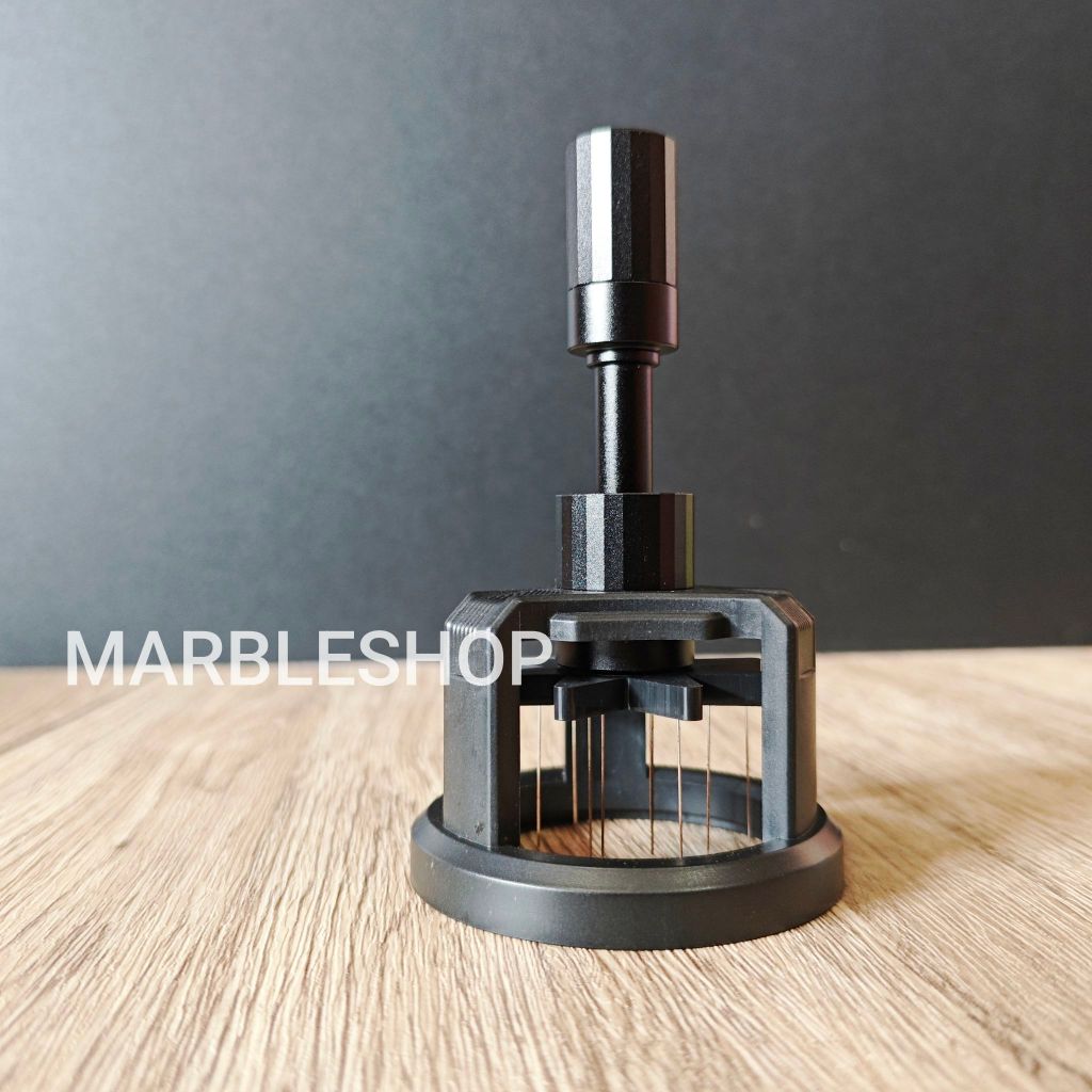 (พร้อมส่งจากไทย) เข็มเกลี่ยผงกาแฟ WDT ปรับสูงต่ำได้ ขนาด 58 53 51 Tool Needle Distributor