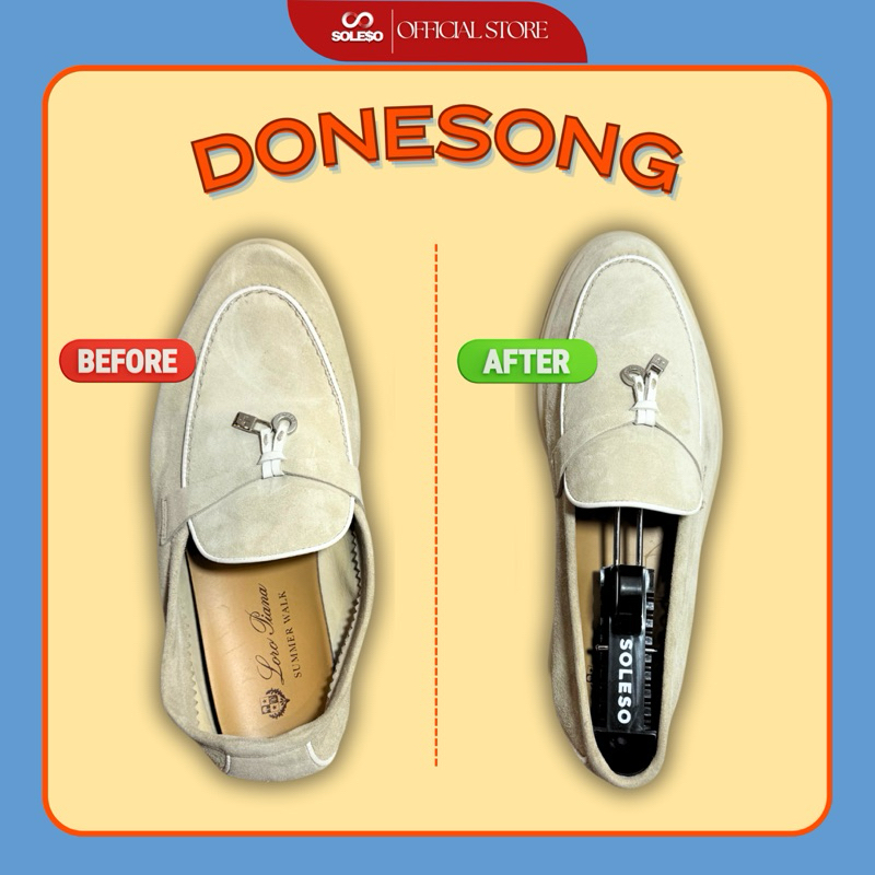 โปร2.2 DONE SONG (1คู่)คืนทรงให้แลดูใหม่ ปรับได้ 11 ระดับ/ผ้าใบ คัทชู รองเท้าหนัง ลอฟเฟอร์ เบา [Shoe Shaper]